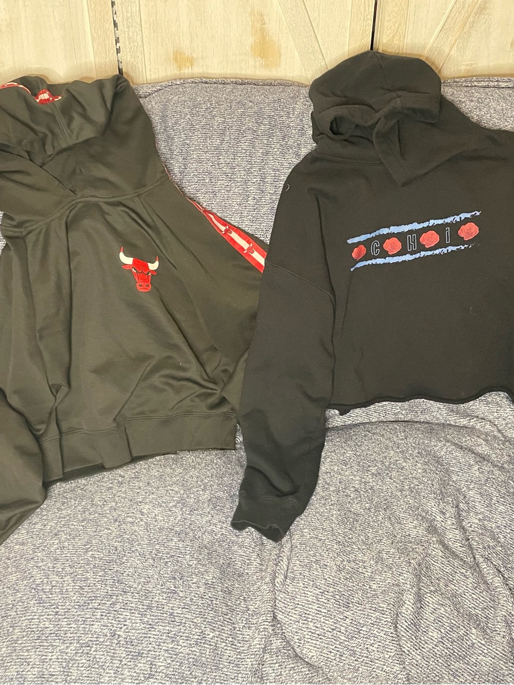 NBA Chicago Bulls & CHI shortie hoodies
